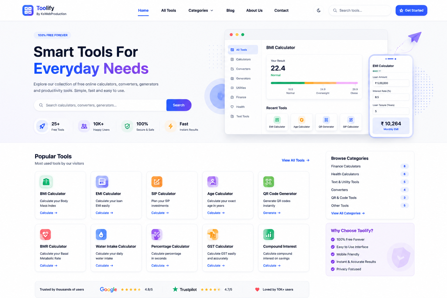 Online Tools Platform